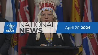 Aptn National News April 20 2024 Federal Budget Disappointment Mns Withdraws Bill C-53 Support
