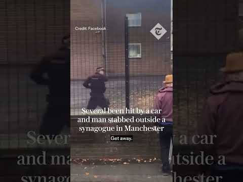 Manchester Synagogue Attack Police Tell Bystanders To Move Back From Bomb