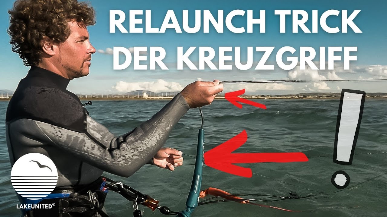 KITESURFEN: DER RELAUNCH LEICHTWIND TRICK - ***Der Kreuzgriff***
