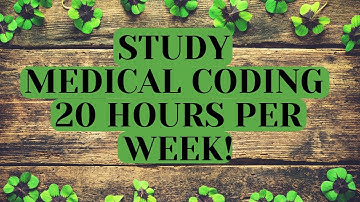 WHY YOU CAN STUDY 20 HOURS PER WEEK FOR MEDICAL BILLING AND CODING | STUDY TEMPLATE REVIEW
