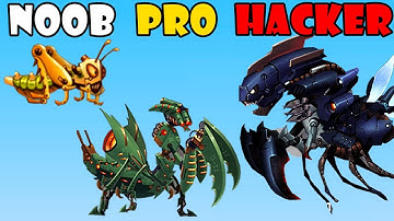 NOOB vs PRO vs HACKER - Insect Evolution (Full Gameplay Android & iOS  Part 262 Robots)