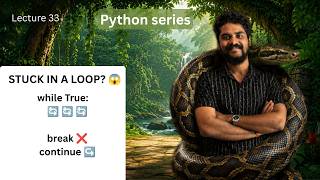 Python Infinite Loop, Break & Continue Explained | Python Loops in Hindi