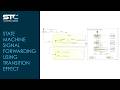 State Machine Signal Forwarding Using Transition Effect in Cameo Systems Modeler