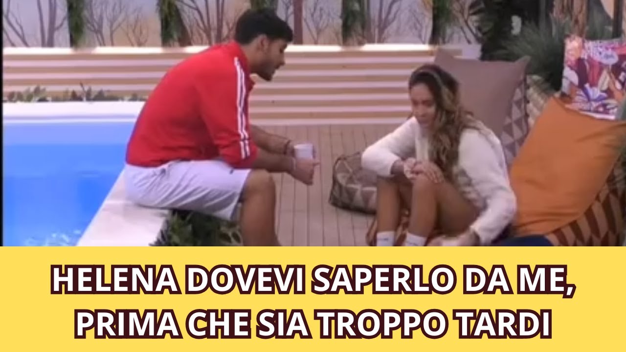 HELENA DOVEVI SAPERLO DA ME, PRIMA CHE SIA TROPPO TARDI
