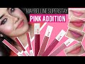 Maybelline Superstay Pink Addition Review and Swatches !! The GoldenGirl Moumi