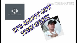 It&#39;s Shout Out Time Guys!