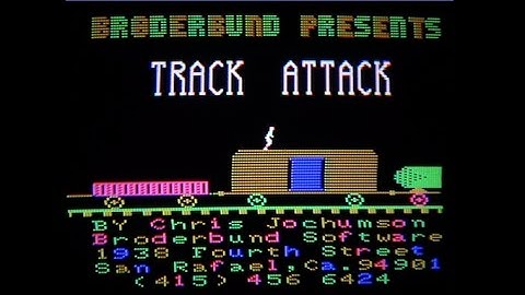 Track Attack disk drive sound (Apple II - Broderbund)