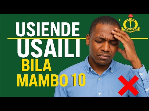 Mambo 10 Ya Kuzingatia Kabla Hujaenda Kwenye Usaili JESHI LA MAGEREZA