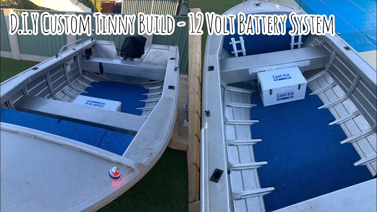 D.I.Y Custom Tinny Build - 12 Volt System - Front Storage Deck