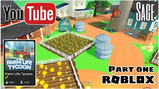 Building the Farm tycoon in roblox | Part - 01 | Sage | Roblox | screenshot 2