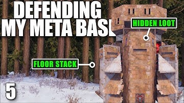 DEFENDING MY FREEHAND META BASE AGAINST A 12+ DEEP CLAN | Solo Rust