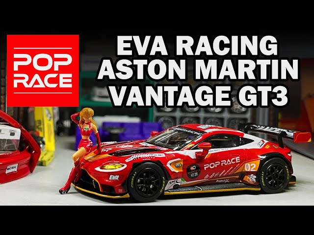 Unboxing & Showcase Pop Race 1/64 EVA Racing Aston Martin Vantage
