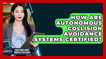 How Are Autonomous Collision Avoidance Systems Certified? - Everything About Robotics Explained