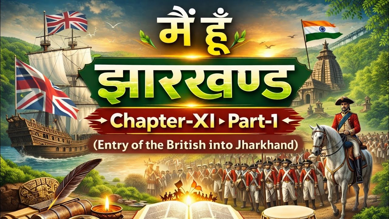 🙏💯 मैं हूँ झारखण्ड l सामान्य अध्ययन l झारखण्ड में अंग्रेजों का प्रवेश Part-1 l JPSC, JSSC MCQ