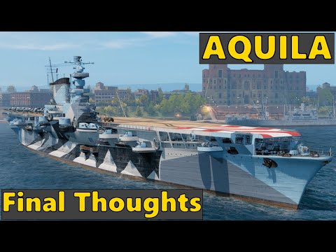 Aquila - Review - T8 Italian Premium Aircraft Carrier | World of Warships