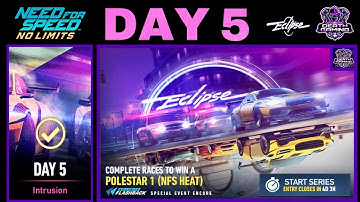 NFS NO LIMITS | DAY 5  - WINNING + TIPS - POLESTAR 1 (NFS HEAT) | ECLIPSE EVENT
