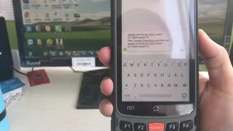 HC-A07 Android 7.0 1D/2D Handheld Terminal 4G Wifi GPS 4750mAH Battery For Logistics Delivery