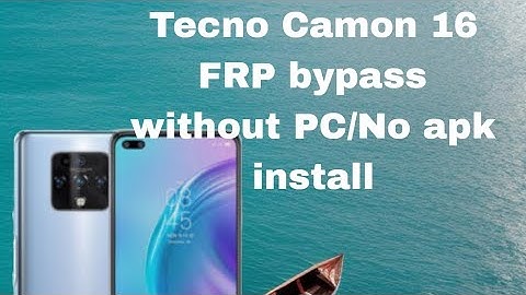 Tecno Camon 16 FRP Bypass android 10 2021/ Reset Google Account without PC| No APK install | No PC 💯