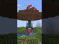 Cave Dripstone Falling Down vs Helping Mobs #shorts #meme #minecraft