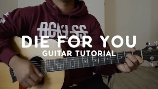 Die for You by The Weeknd Guitar Tutorial Resimi