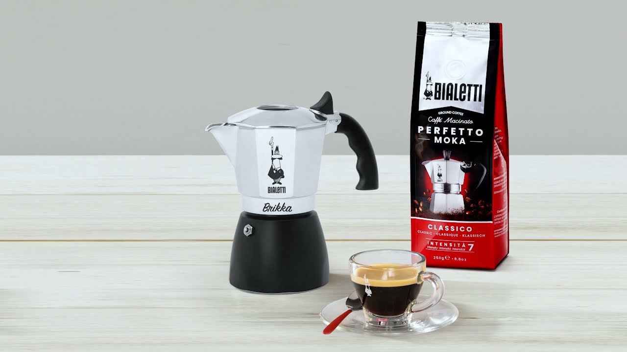 Bialetti Brikka Stove Top Espresso Coffee Maker with Pressurized Crema  Valve, 2 Cup 
