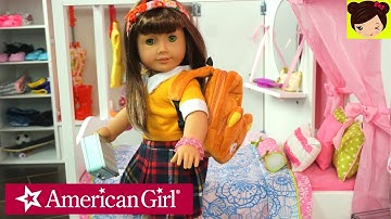 Rutina de Mañana Para La Escuela  con Muñeca American Girl - Historias Juguetes de Titi
