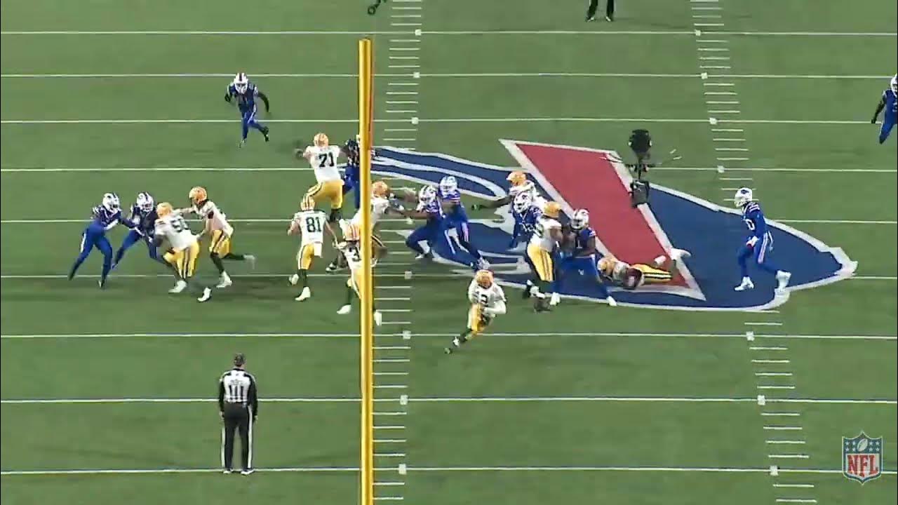 Packers pin and pull sweep cut up vs BUF week 8 2022 YouTube