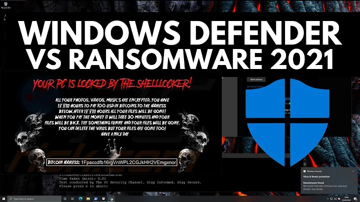 Windows Defender vs Ransomware in 2021