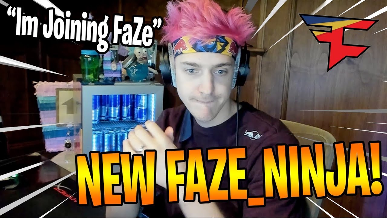 NINJA TELLS HIS STREAM HE'S LEAVING LUMINOSITY AND JOINING FAZE WITH TFUE AND CLOAKZY!