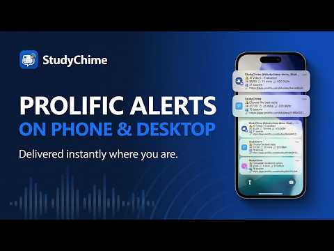 StudyChime – Prolific Notifications On Your Phone & Desktop
