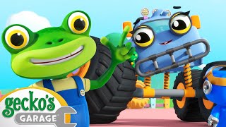 Monster Truck Boo Boo + 60 Minutes of Geckos Garage | Kids Cartoons | Party Playtime!
