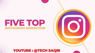 Instagram Follow five 5 top green screen Animation | lower Third | lower Third