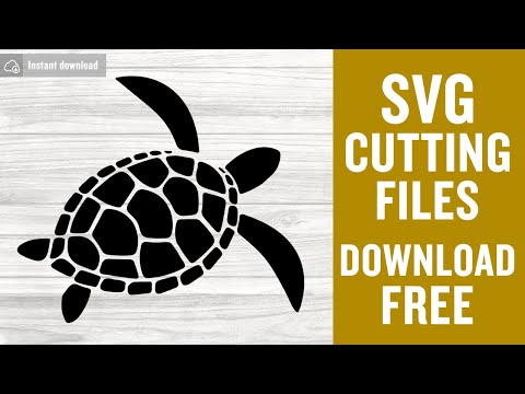 Turtle Svg Free Cutting Files for Silhouette Cameo Instant Download