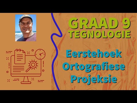 Video: Wat is die eerste hoek ortografiese projeksie?