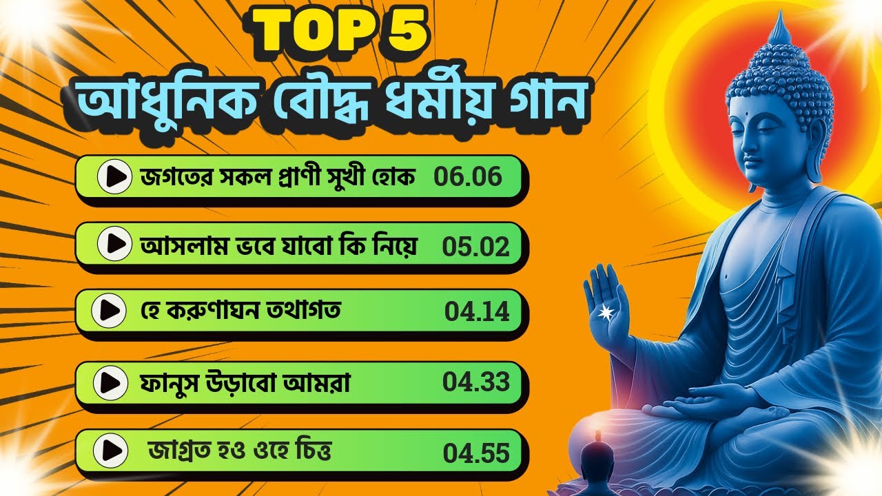  Bangla Buddhist Song Non Stop l বৌদ্ধ ধর্মীয় গান l Buddha Song