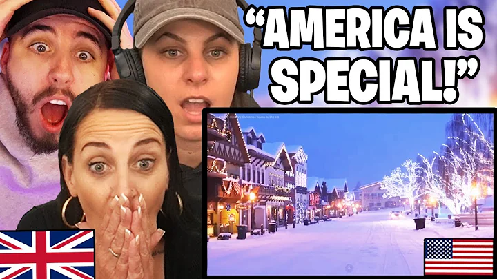 Brit Reacts to The MOST FESTIVE Christmas Towns In The US