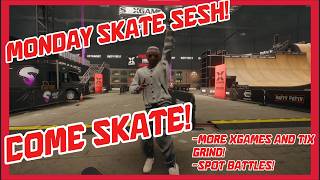 Monday skate sesh! COME SKATE! Use Skate Code below↓↓