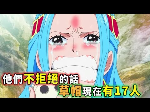 海賊王：路飛邀請的人不拒絕的話，草帽團現在有17人！
