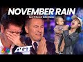 Golden Buzzer: Filipino makes the judges cry when Strange Baby sings along to the November Rain song