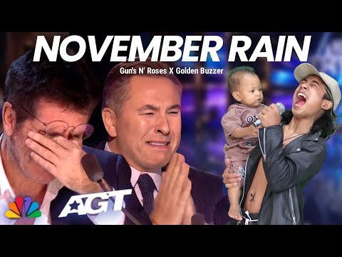 Golden Buzzer: Filipino Makes The Judges Cry When Strange Baby Sings Along To The November Rain Song
