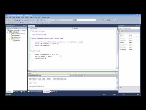 C++ Tutorial 3 Arrays and Functions Part 1