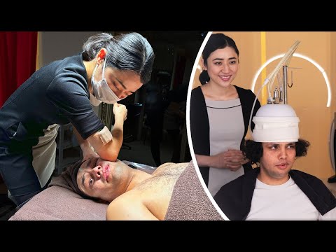 I Got Japanese VIP Facelift Massage, It was Brutal | ASMR