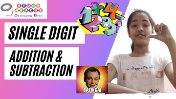 SINGLE DIGIT ADDITION SUBTRACTION BY DHWANI GUPTA