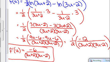 Derivatives of Exponential and Log Functions Video (Section 5.1)