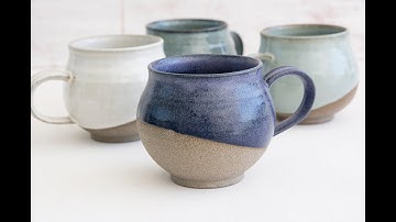 Pottery Big Tea or Coffee Mug, 350 ml / Belly Mug