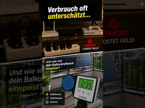 SCHWAIGER Energiekostenmessgerät Test – Stromverbrauch & Einspeisung wirklich messen? Video