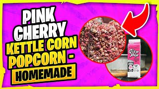 Celebrity Pink Cherry Popcorn in the Kettle Corn Machine Profile