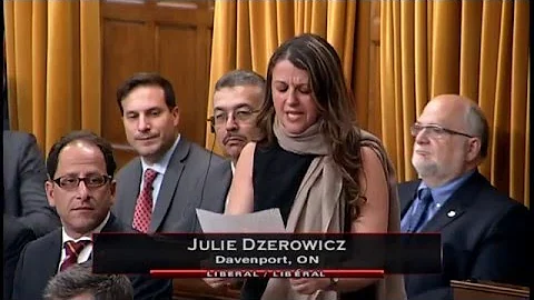 MP Julie Dzerowicz Speaking on the Ecuador Earthquake - April 21, 2016