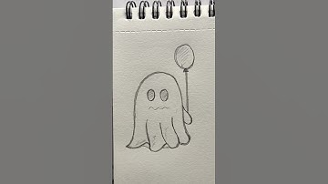 Cute Things to Draw When Bored 😪 - Part 11✏️ #art #sketch #drawing  #tutorial #viralshorts #ghost