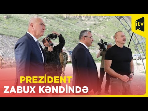 Prezident Laçının Zabux kəndində oldu